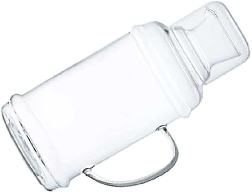 Jicidcha Glass Pitchers with Lid Water Carafe with Handle Hot Cold