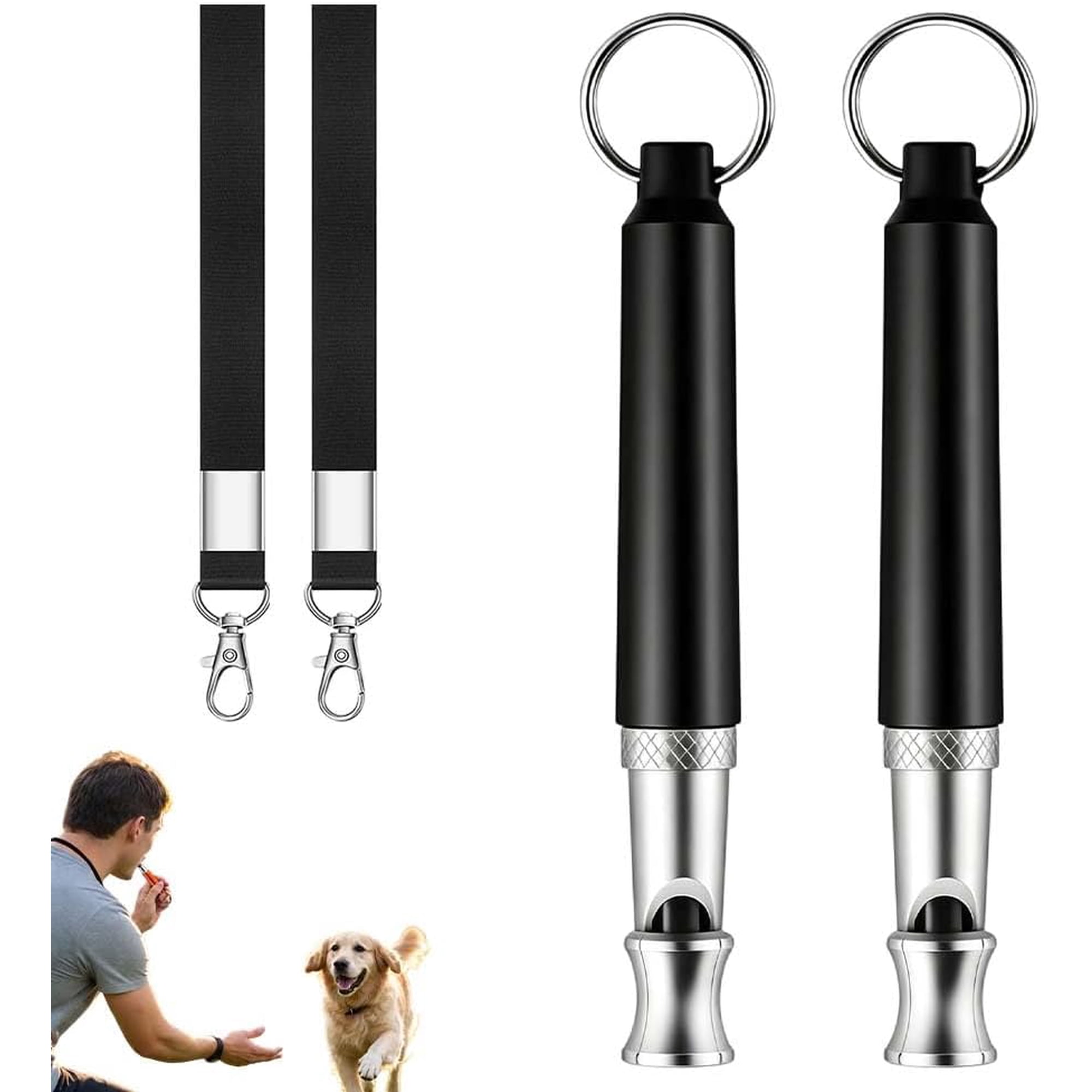 2026 New Dog Whistle, 2 Pack Dog Whistle to Stop Barking Neighbors Dog | Adjustable Silent Dog Whistle Long Range Recall with Lanyard for Training Recall, Professional Obedience