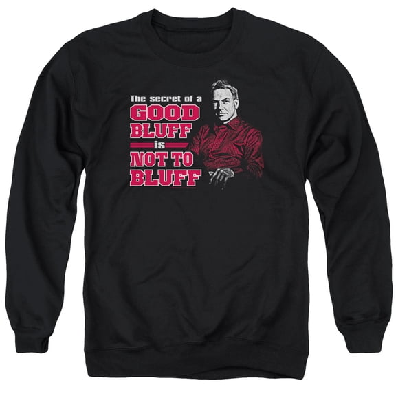 Ncis No Bluffing Adult Crewneck Sweatshirt Black
