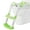 Green, variant on Potty Training Seat with Step Stool Ladder for Toddlers as a Potty Training Toilet Anti-Slip Safe Pads Adjustable Height Legs Green