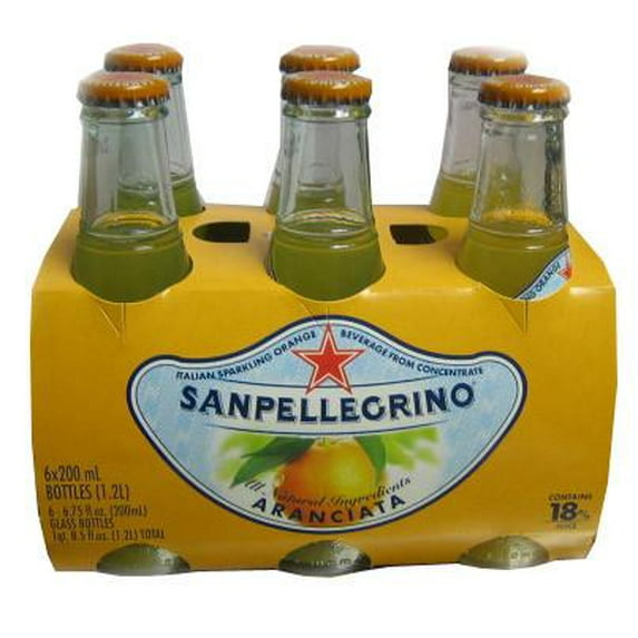 San Pellegrino Aranciata 6 pack, 6.75 oz bottles