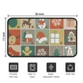 thumbnail image 5 of Christmas Entryway Rug 17x30 Inch, Festive Doormat with Santa Sleigh Design - Non-Slip Welcome Mat for Indoor Outdoor Holiday Decor, 5 of 7