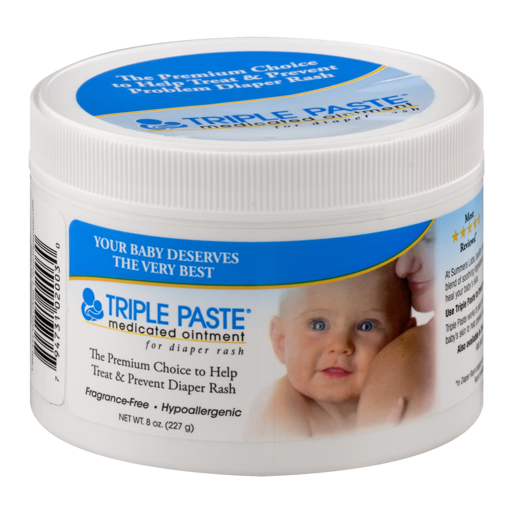 triple paste for sunburn