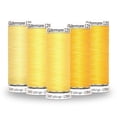 thumbnail image 1 of GÜTERMANN Sew-All polyester fil No. 120 Colour Gradient 5-Pack, jaune, 128 m (140 yd), 1 of 3