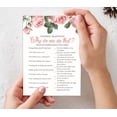 thumbnail image 7 of Inkdotpot 50-PackFloralWhy Do We Do That Bridal Wedding ShowerGameBachelorette Party ActivityGameCards, 7 of 7