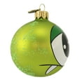 thumbnail image 3 of Monster With Fangs Ornament - 1 Glass Ornament 3.5 Inch, Glass - Halloween Mike Boo 1509891, 3 of 3