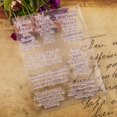 thumbnail image 3 of DIY sello transparente claro 15x21cm TPR Durable Simple creativo silicona tarjeta hecha a mano foto gracias tema sello Decoración Hugtrwg Para estrenar, 3 of 6