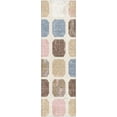 thumbnail image 2 of Addison Rugs Mayfield Premium Machine Washable Transitional Geometric Linen Runner Rug, 2'3" x 7'6", 2 of 6