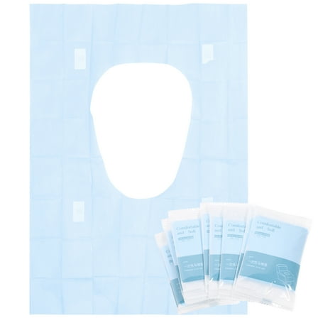 Disposable Toilet Seat Mat Cushion Public Bathroom Toilets Cover Seats Covers for Airplane 10 Pcs
