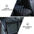 thumbnail image 3 of Miangastore Auto Center Console Pad Fashion Car Armrest Seat Box Cover Automotive Accessory, 3 of 8