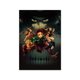 thumbnail image 1 of Póster decorativo de pared con diseño de anime Demon Slayers, 50,5 x 35 cm, 1 of 1
