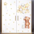 thumbnail image 4 of Un conjunto de pegatinas de pared con forma de oso y globo estrella, decoración de pared autoadhesiva, 4 of 5
