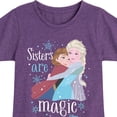 thumbnail image 3 of Frozen - Winter - Sisters Are Magic - Toddler & Youth Girls Short Sleeve Graphic T-Shirt, 3 of 5