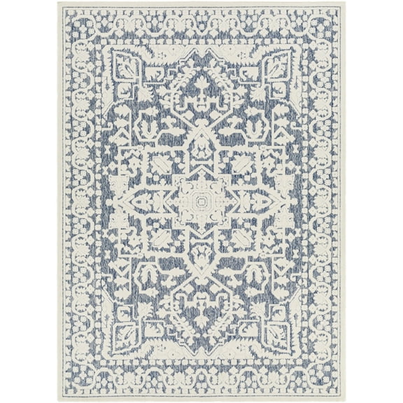 Artistic Weavers Blue 5' x 8' Indoor/Outdoor Rectangle Area Rug