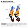 thumbnail image 3 of Saiise Sml Jeffy Funny Socks Men Women Adults Novelty Graphic Crew Tube Socks Crazy Design Casual Dress Socks for Sports,Running,Travel, 3 of 7