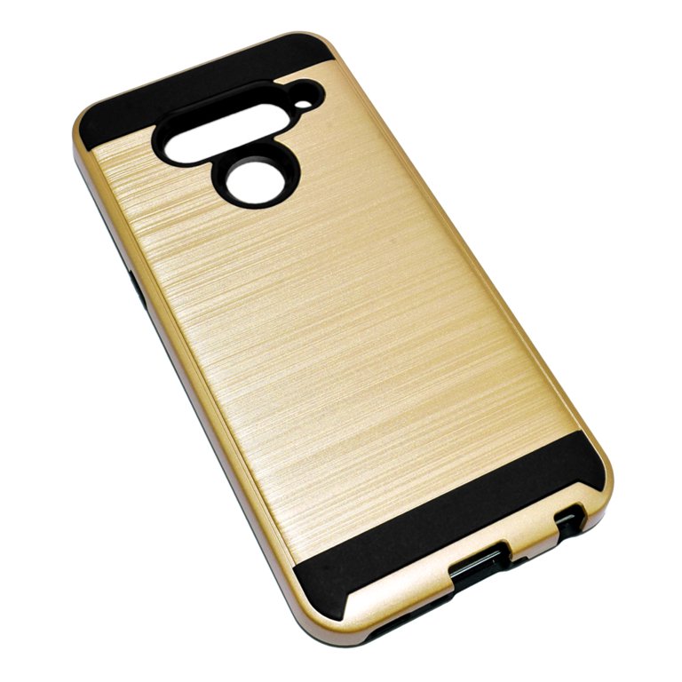 LG V50 ThinQ Dual layer Metal Brushed Shockproof Armor Hybrid Case