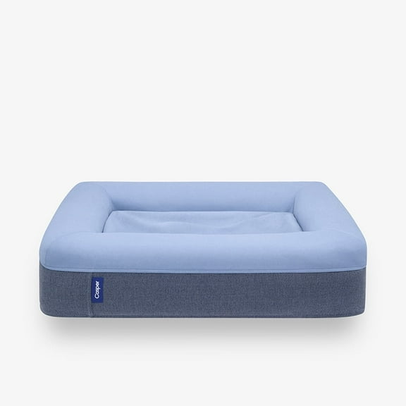 Casper Sleep Dog Bed, Plush Memory Foam, Large, Blue