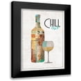 thumbnail image 1 of JMB Designs 13x18 Black Modern Framed Museum Art Print Titled - Chill Out, 1 of 5