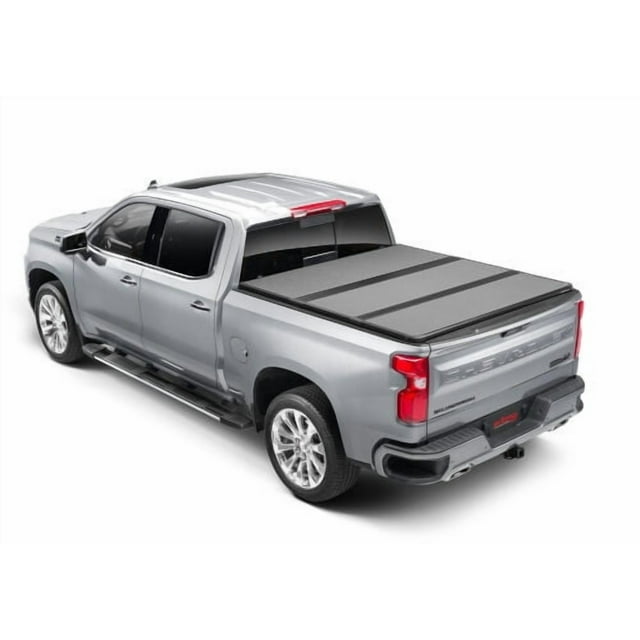 Extang Tonneau Cover 88445 Solid Fold ALX; Hard Folding; Non-Locking; Textured Black; 1 Inch Thick EnduraShield Panels With Aircraft-Grade Aluminum Frame