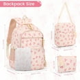 thumbnail image 6 of TOOPOOT Coquette Bow Backpack - Cute Kawaii Backpack Set Aesthetic Daypack Coquette Rucksack, 6 of 10