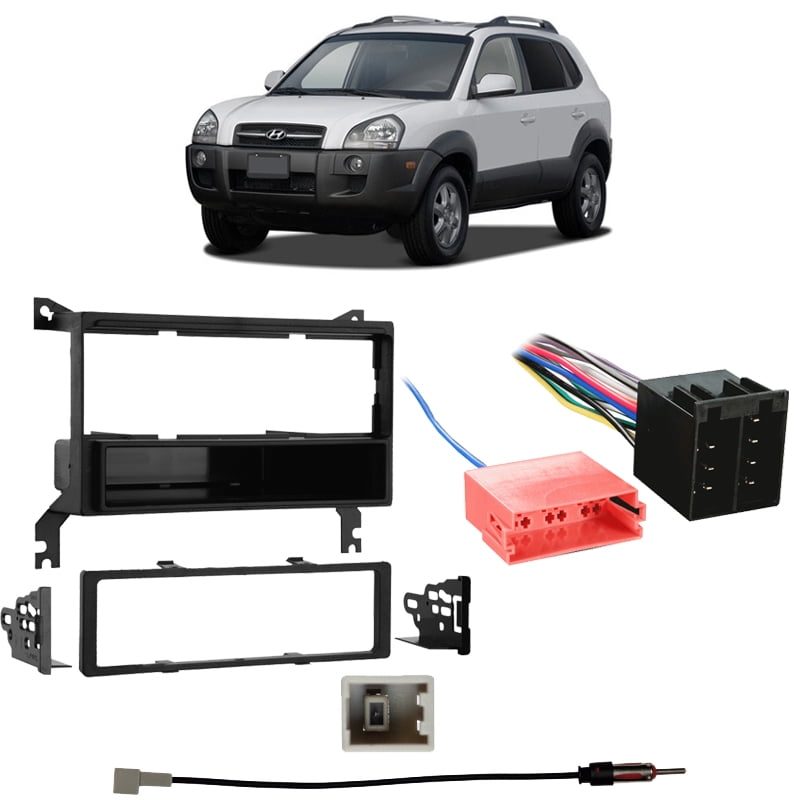 Fits Hyundai Tucson 2009 Single DIN Car Stereo Harness Radio Install