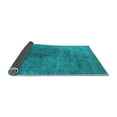 thumbnail image 2 of Ahgly Company Indoor Round Oriental Light Blue Industrial Area Rugs, 3' Round, 2 of 4