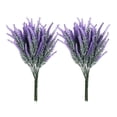 thumbnail image 1 of POINTERTECK 6pcs Artificial Flocked Lavender Bouquet Bridal Purple Flower for Wedding, 1 of 8