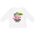 thumbnail image 3 of Inktastic You Are Cherry Sweet with Cherries and Hearts Boys or Girls Long Sleeve Toddler T-Shirt, 3 of 5