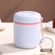 thumbnail image 1 of Vaso de agua aislado de acero inoxidable 304 500ml | Vaso térmico de grado alimentario con tapa y cuchara impermeables | Termo duradero para bebidas calientes y frías para desayunos en casa, 1 of 7