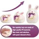 thumbnail image 2 of Juguete para apretar de conejo de crecimiento lento, Donut Kawaii, juguete antiestrés suave, decoración de Pascua ER, 2 of 5