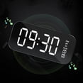 thumbnail image 4 of Cute Alarm Clock 4.2 Version Alarm Clock Handsfree Multifunctional ABS LED Digital Display Mirror Screen -Compatible Subwoofer Desktop Modern Bedroom Decor, 4 of 5
