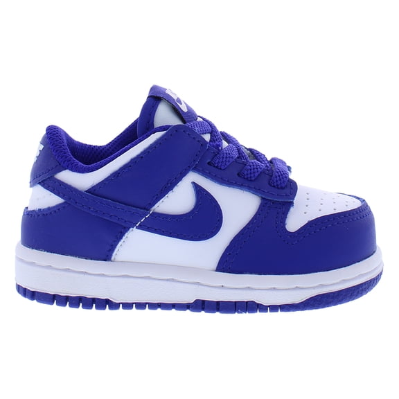 Toddler's Nike Dunk Low White/Concord-University Red (FB9107 106) - 5