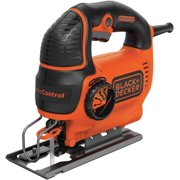 Jig Saw, 5-Amp, 3,000 Blade Speed, 45 Degree Beveled Cuts, ¾-Inch Orbital Blade, 4 Curve Settings, Corded (BDEJS600C)
