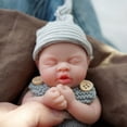 thumbnail image 4 of Mini Reborn Doll MYREBABY Henry de 7 cm de cuerpo completo de silicona para niño, 4 of 5