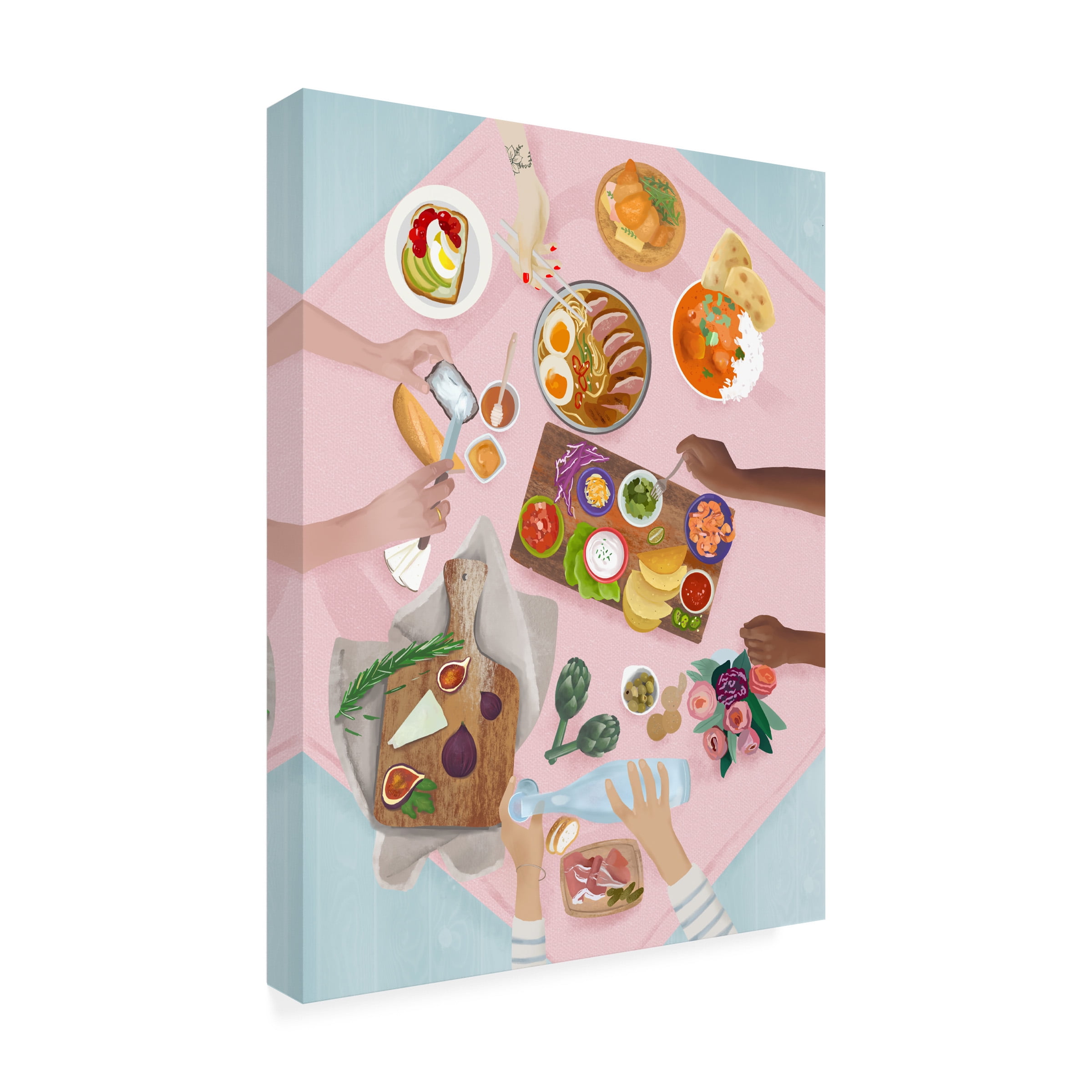 Petra Lizde 'Brunch' Canvas Art