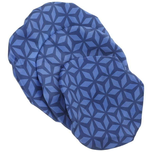 HONMEET Elastic Fabric Bowl Covers Set, Washable and Reusable Food Storage Covers for Kitchen, and Stretchable