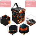 thumbnail image 2 of Thanksgiving Hat Foldable Car Garbage Can with Lid, Leak-proof Mini Trash Can, Hanging Storage Bag - Trash Can for Car, 2 of 6