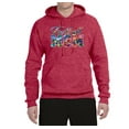 thumbnail image 2 of Wild Bobby,Colorful Football Mom Sports Unisex Graphic Hoodie Sweatshirt, Vintage Heather Red, 3XL, 2 of 3