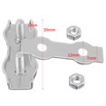 thumbnail image 3 of 12 Pieces M2 2mm Duplex Cable Clip 304 Stainless Steel for 2mm Wire Rope Cable Clip, 3 of 6