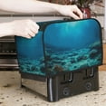 thumbnail image 2 of Toaster Cover For 2 Or 4 Slice, Two Or Four Slice Toaster Hood Dust-Proof Cover For Kitchen Washable Small Appliance Bottom Ocean, 2 of 5