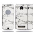 thumbnail image 1 of MightySkins MOMZFO-White Marble Skin for Motorola Moto Z Force Sticker Wrap Cover Sticker - White Marble, 1 of 4