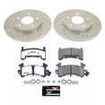 thumbnail image 3 of PowerStop Rear Z26 Street Warrior Carbon-Fiber Ceramic Brake Pad and Drilled and Slotted Rotor Kit Fits: PONTIAC Select Models K4761-26, 3 of 9