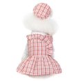 thumbnail image 4 of 1Pc Cute Pink Plaid Princess Dog Dresses for Small and Medium Dogs, 4 of 6