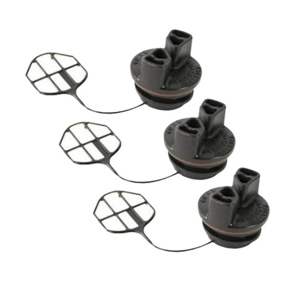 Poulan Lot de 3 Bouchons de Carburant de Remplacement OEM Authentiques 530047192-3PK