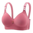 thumbnail image 1 of Mlkoz Bras for Women Deep V No Underwire Push Up Solid Color Bras Support Adjustable Bra Everyday Bras, 1 of 2