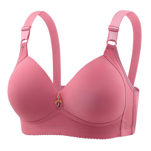Saving Clearance 2025!Womens Plus Size Bras,,Woman Oversized Strapless Bra With Cotton Style Front Buckle Underwear