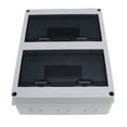 thumbnail image 1 of Junction Case, Transparent Cover IP65 Waterproof Durable Distribution Box ABS PC Broad Use  For Outdoor, 1 of 8