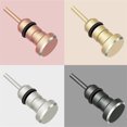 thumbnail image 3 of Universal Aluminium Alloy 3.5mm Audio Earphone Dust Plug Phone Dustproof Cap Stopper Sim Card Tray Eject Pin, 3 of 9