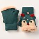 thumbnail image 3 of Guantes de punto Sonducket para hombres y mujeres invierno ciclismo mitones de dibujos 1 par, 3 of 6