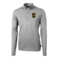 thumbnail image 2 of Men's-Cutter & Buck  Gray LAFC Big & Tall Virtue Eco Pique Recycled Quarter-Zip Pullover Top, 2 of 3